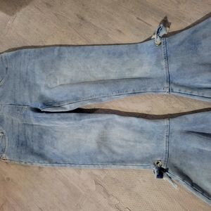 Peter Nygard Waist slimming jeans bell-bottom with Jean material bow